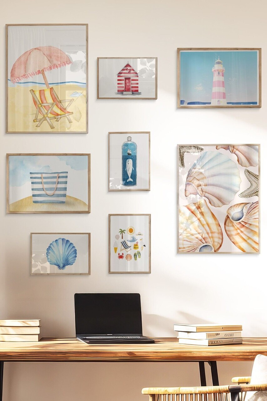 Tablou decorativ, Çgs-069-Wooden-Kck, Lemn masiv, Față: 100% PVC STICLĂ, Multicolor - view 3
