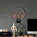 Aplica de perete, Shadow, 526SHD1147, Metal, Negru/Cupru