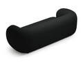Canapea modulara 3 locuri, Kate, Micadoni, 213x99x76 cm, tesatura boucle, negru