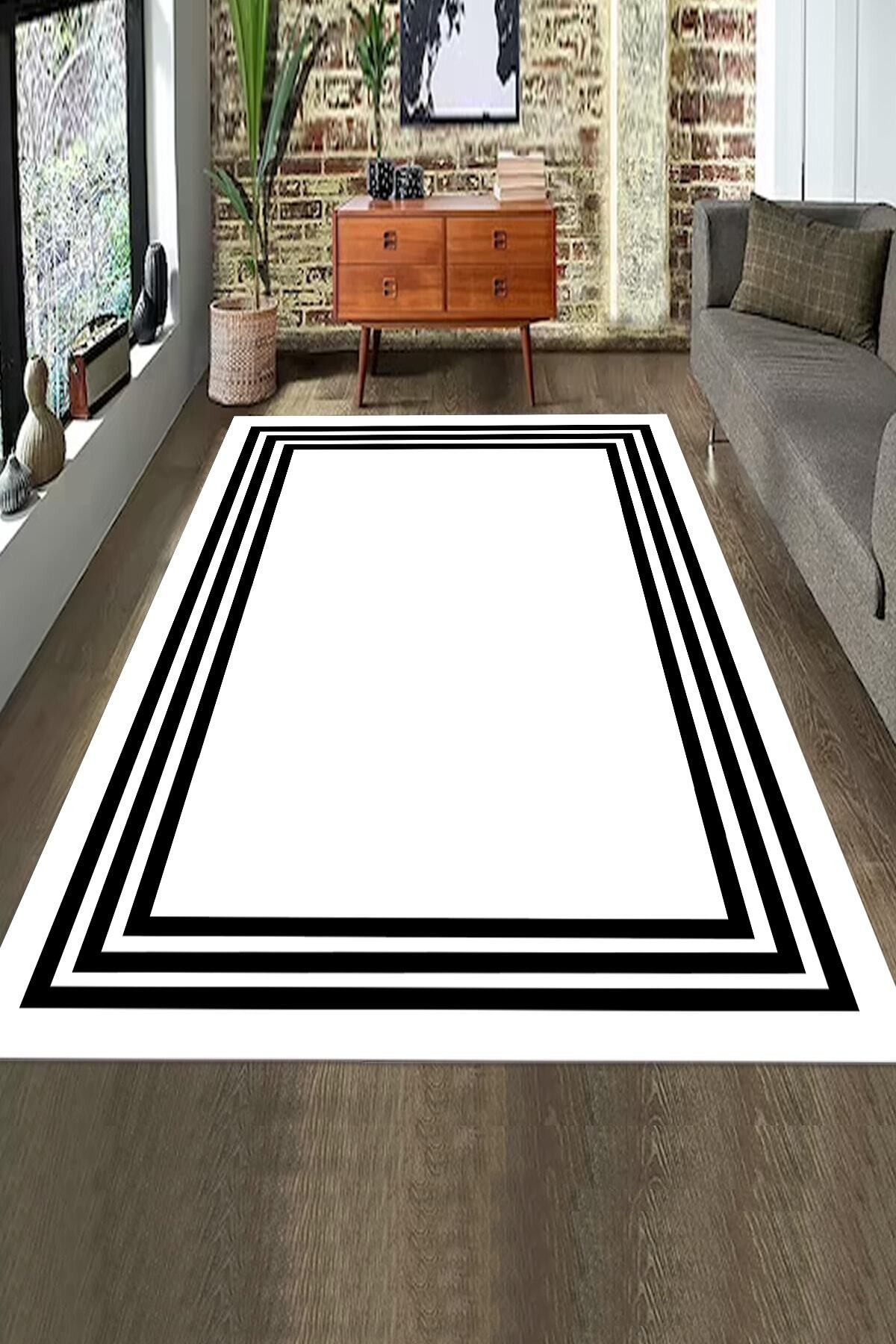 Covor, CLR-0000670-011, 100x300 cm, Poliester, Alb