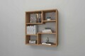 Raft de perete, Hanah Home, Myra09, 70.8x74.4x20 cm, Maro