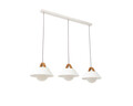 Lustra ELTAP, Almitara, 110x30x110 cm, 3xE27, 15W, otel/PVC, alb/maro
