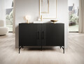 Comoda ELTAP, Raftt, 120x42x80 cm, PAL/MDF, negru