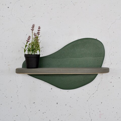Raft de perete, Evila Originals, Meh226, Verde închis / Gri