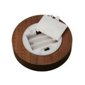 Decoratiune luminoasa cu LED-uri Cactus, Versa, 14.6x16.7 cm, cu baterii, ceramica/lemn