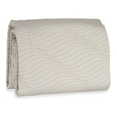 Cuvertura de pat Waves Quilt, Gift Decor, 240 x 260 cm, amestec bumbac, bej 240 imagine 2022