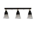 Lustra Foca N-116, Noor, 62 x 22 cm, 3 x E27, 100W, negru