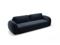 Canapea extensibila 3 locuri, Tonale, Cosmopolitan Design, 262x105x88 cm, tesatura chenille, albastru navy