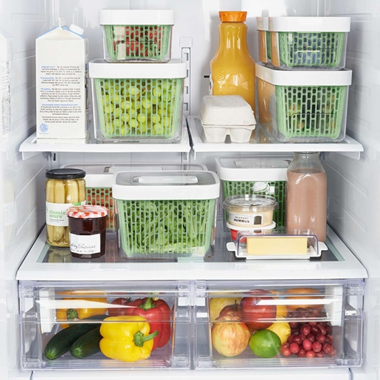 Recipient pentru pastrarea alimentelor, 30,5 x 16,8 x 15,3 cm, 4,7 L, "GreenSaver" - OXO - imagine 5