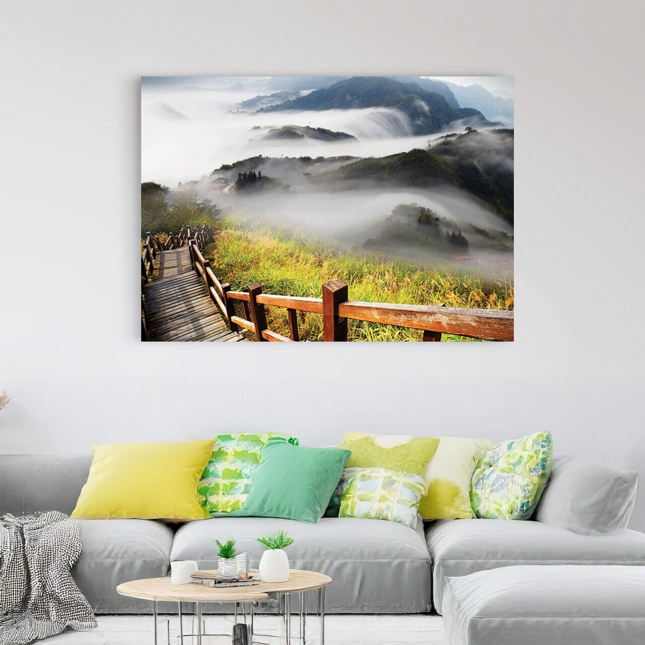 Tablou decorativ, NA-TUR-1029, Dimensiune: 60 x 90 cm, Multicolor