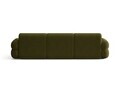 Coltar dreapta 4 locuri, Neo, Micadoni Home, 305x165x83 cm, tesatura Boucle, verde oliv inchis