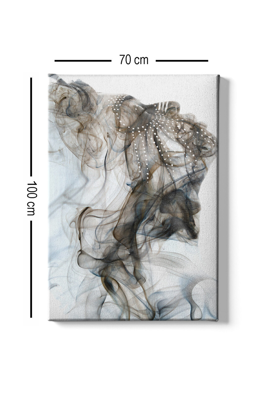 Tablou decorativ, Kanvas Tablo (70 x 100), Cadru: 100% LEMN (grosime: 3 cm), Multicolor - view 3