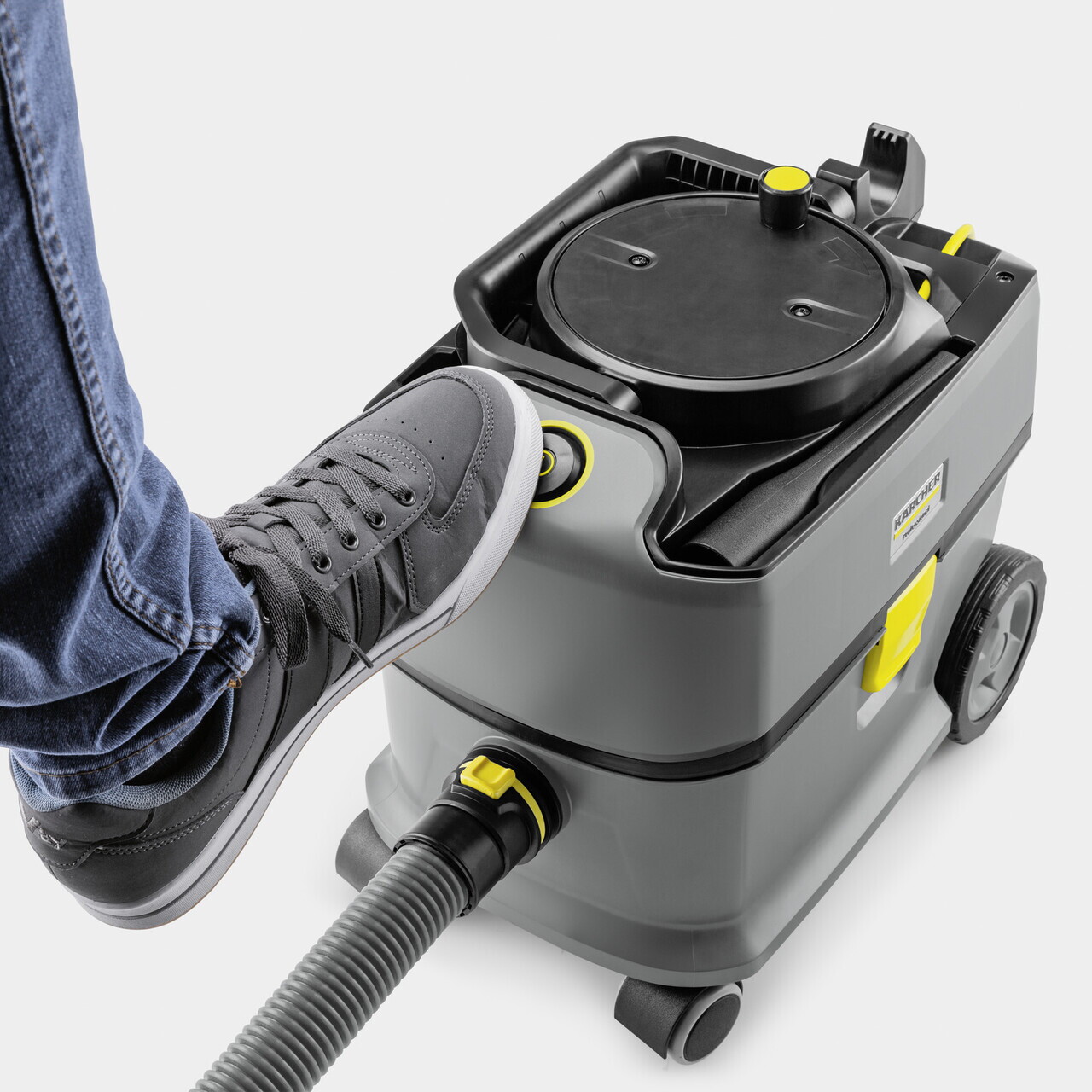 Aspirator profesional uscat T 10/1 Adv, Karcher, gri — imaginea 5