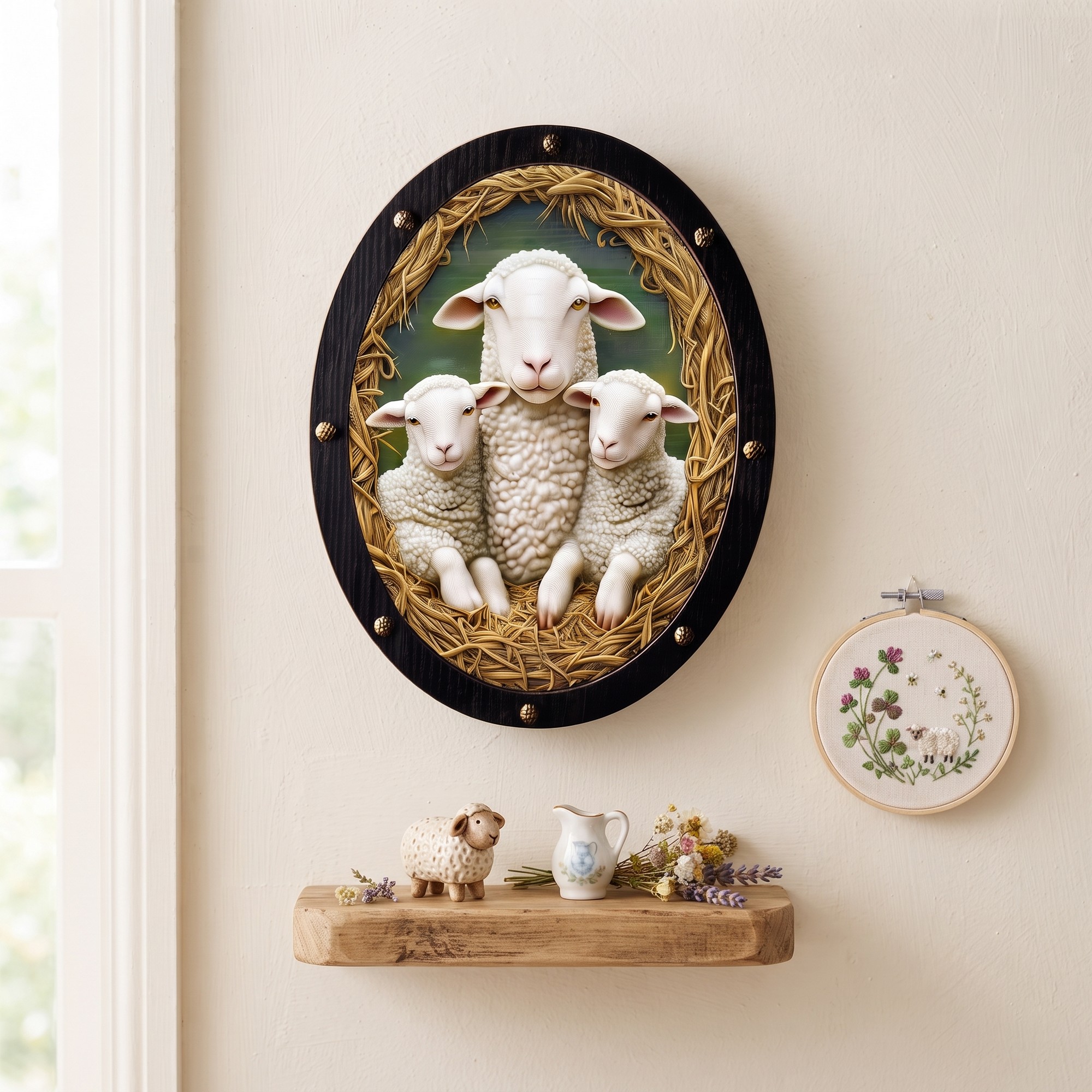 Decoratiune de perete, ALQ150-S, Imprimat UV, Multicolor