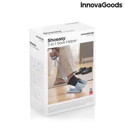 Incaltator de sosete si incaltaminte cu dispozitiv pentru descaltat sosete Shoeasy InnovaGoods 3in1