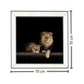 Tablou decorativ T728, Neostill, sticla temperata, 70x70 cm