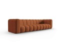 Canapea 5 locuri, Lupine, Micadoni Home, BL, 318x87x70 cm, poliester chenille, aramiu