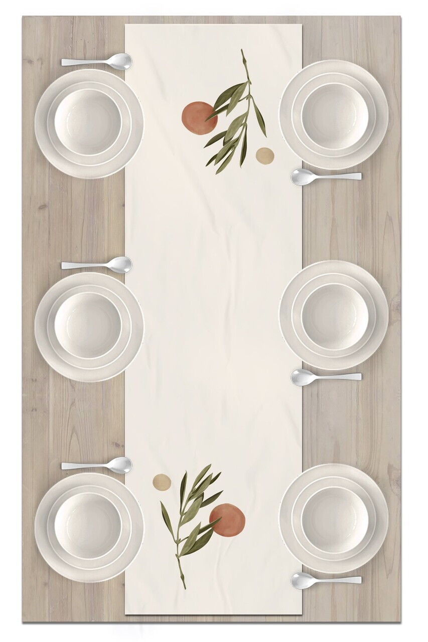 Traversa de masa, Artrunmin-131, 40x135 cm, Poliester, Multicolor — imaginea 2