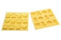 Forma de copt din silicon My Lovely Cookies, Silikomart Let's Celebrate, 12 forme, 30.5 x 30.5 cm
