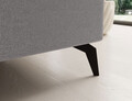 Coltar extensibil stanga 4 locuri ELTAP, Sol-09, Solange, 292x196x84 cm, lemn/poliester, gri deschis