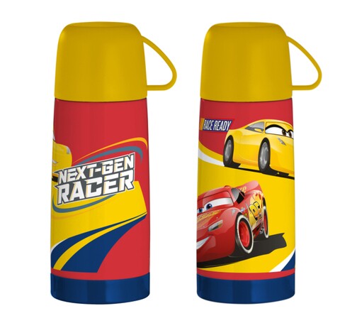 Termos cars next-gen racer, disney, 320 ml, inox, multicolor