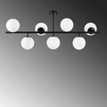 Lustra, Fulgor, 942FLG1216, Metal, Negru