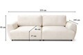 Canapea 3 locuri, Atelier del Sofa, 560ARE5321, Ecru