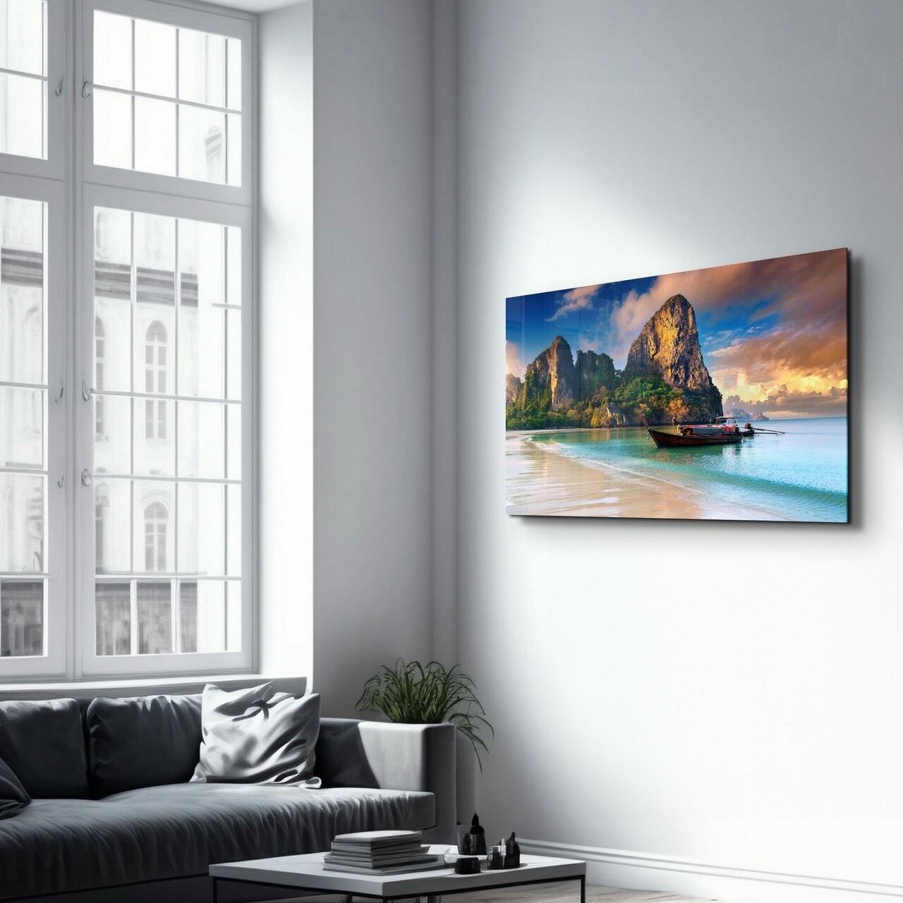 Tablou decorativ, SPR-1329, Dimensiune: 35 x 55 cm, Multicolor - view 4