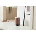 Cos de gunoi cu pedala, Brabantia, NewIcon, 3 L, 23.5x16.8x26.4 cm, otel, grej satinat