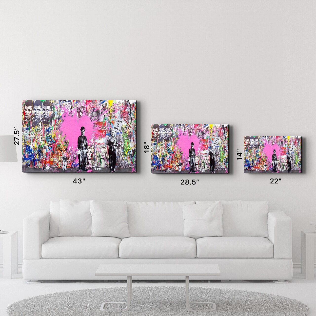 Tablou decorativ, CAM-3052, Dimensiune: 35 x 55 cm, Multicolor - view 6