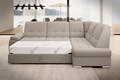 Coltar extensibil dreapta 3 locuri ELTAP, RT-18SO, Sado, 272x192x95 cm, lemn/poliester, bej deschis
