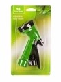 Pistol pentru furtun de gradina cu 5 functii, Happy Green, plastic, verde
