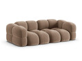 Canapea 4 locuri, Loretto, Cosmopolitan Design, 250x100x68 cm, catifea, bej inchis
