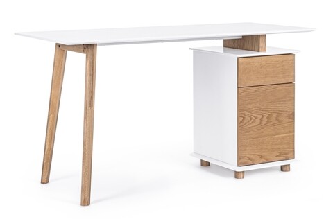 Birou montreal, bizzotto, 140 x 60 x 76 cm, lemn de pin/mdf