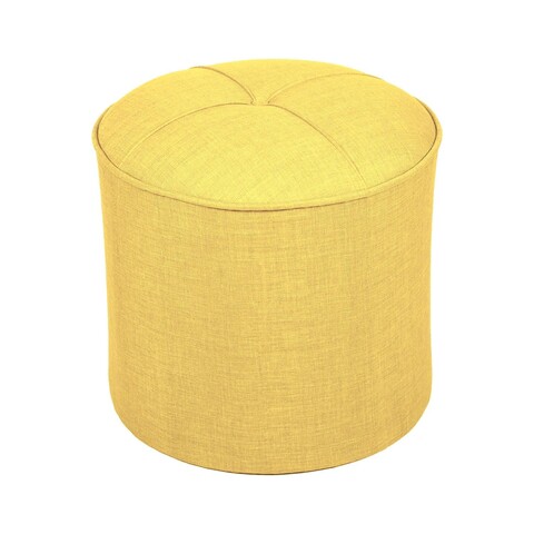 Taburet, Atelier del Sofa, 558ZEN1357, Frame: 100% SOLID FIR WOOD, Galben