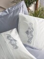 Lenjerie de pat dubla, Biana - Grey, Cotton Box, Bumbac Satinat