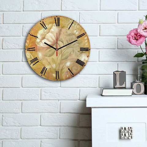 Ceas de perete, 3030ms-077, mdf, ø30 cm, multicolor