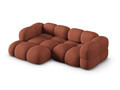 Coltar stanga 3 locuri, Loretto, Cosmopolitan Design, 250x147x68 cm, tesatura structurata, corai