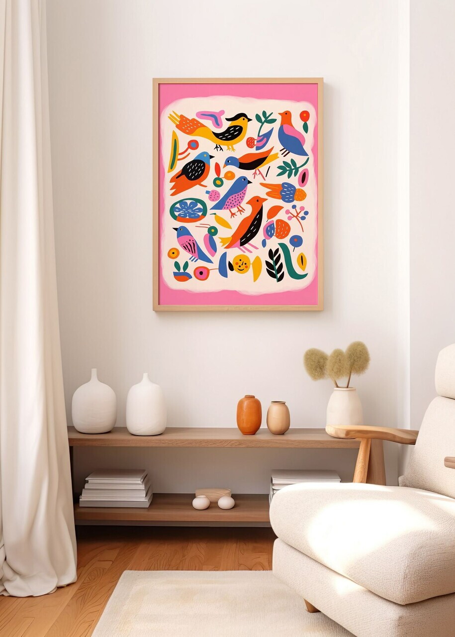 Tablou decorativ, Artnewclahsp76-3348, Lemn masiv, MDF, Multicolor