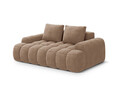 Canapea 2 locuri, Linz, Cosmopolitan Design, 175x100x84 cm, catifea, bej inchis