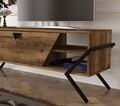 Mobilier pentru living Prego, Tera Home, 3 piese, 140x34.8x49.2 cm, maro