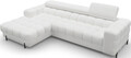 Coltar extensibil dreapta 3 locuri ELTAP, LT-01ROY, Felro, 285x181x93 cm, lemn/poliester, alb