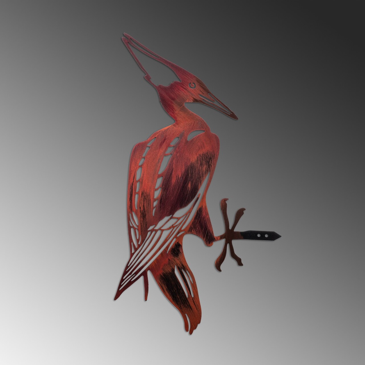 Obiect decorativ de grădină, Bird on the branch 30, 40x22 cm, Multicolor - imagine 5