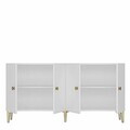 Consola, Hanah Home, Squarel 150, 150x75x32 cm, Alb
