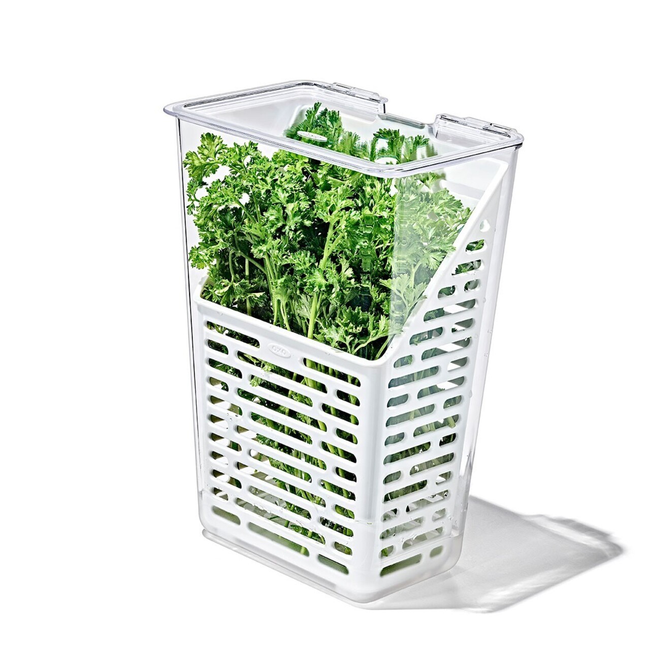 Recipient pentru pastrare verdeturi, plastic, 11,5 x 15,4 x 22,9 cm, "Produce Saver" - OXO - imagine 2