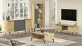 Mobilier living, Locelso, AR14, pal melaminat, stejar/antracit
