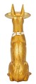 Statueta / figurina decorativa cu tava Dog Pit, Mauro Ferretti, 27x51x74 cm, polirasina/metal, auriu