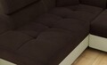 Coltar extensibil stanga 4 locuri, ELTAP, Anton, 272x203x85 cm, lemn/poliester, maro/bej