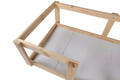 Patut pentru copii Baby Nest, Dekzy, Plus 107, 196x96x55 cm, Stejar
