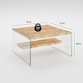 Masuta de cafea, Neostill, Niagara S101, 75x40x75 cm, Stejar